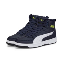 Puma Winter Shoes Rebound Joy Fur lined dark blue Children